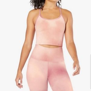 Beyond Yoga Pink Tie Dye Racerback